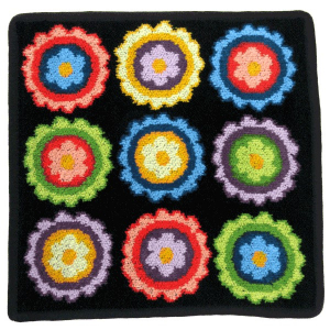 【店舗取り寄せ商品】フェイラー ウォッシュタオル Rainbow Button 25x25cm