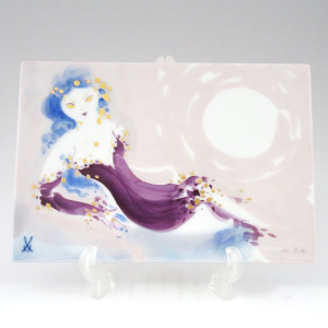 【即納商品】マイセン 陶板（プラーク） 曙の女神 16x11cm 931688-95304