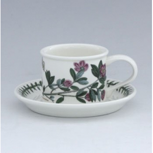 【即納商品】ポートメリオン ボタニックガーデン ティーカップ&ソーサー筒型 Rhododendron（シャクナゲ）