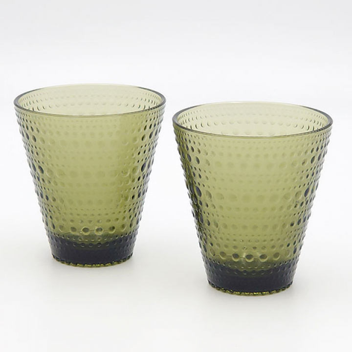 【店舗取り寄せ商品】イッタラ（iittala） カステヘルミ タンブラー300ml（モスグリーン）ペアセット