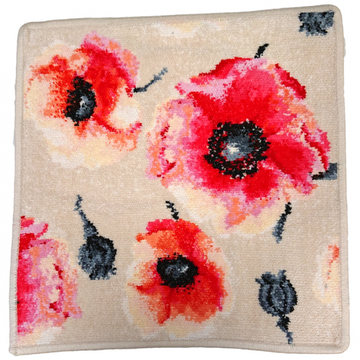 【即納商品】フェイラー ウォッシュタオル Kiatsch mohn シーシェル 30x30cm