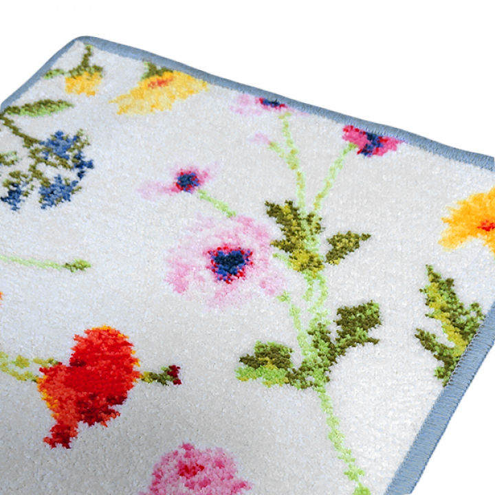 【即納商品】フェイラー ウォッシュタオル FLower Meadow ブルー 25x25cm