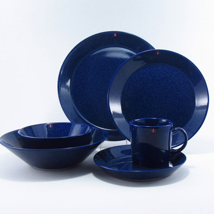 【倉庫取り寄せ商品】イッタラ（iittala） ティーマ 6点セット（ドッテドブルー）