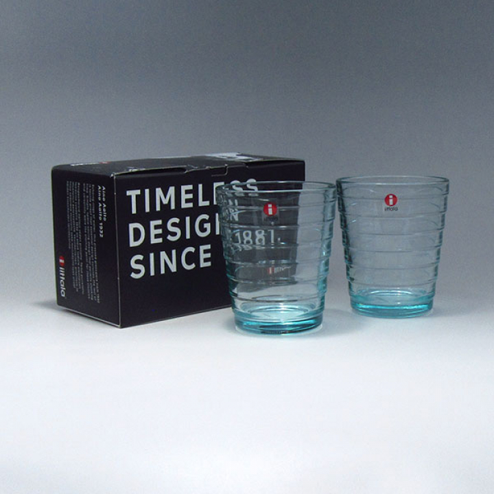 【倉庫取り寄せ商品】イッタラ（iittala） アイノ・アアルト タンブラー（ウォーターグリーン） ペアセット