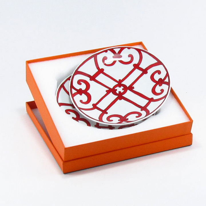 【店舗取り寄せ商品】エルメス（HERMES） ガダルキヴィール B&Bプレート 17cm No.5ペアセット 11412P