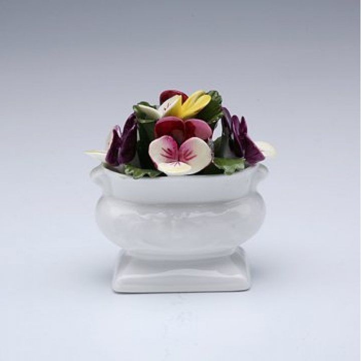 【即納商品】エインズレイ 陶花 ペティフラワー パンジー FLOR41307C