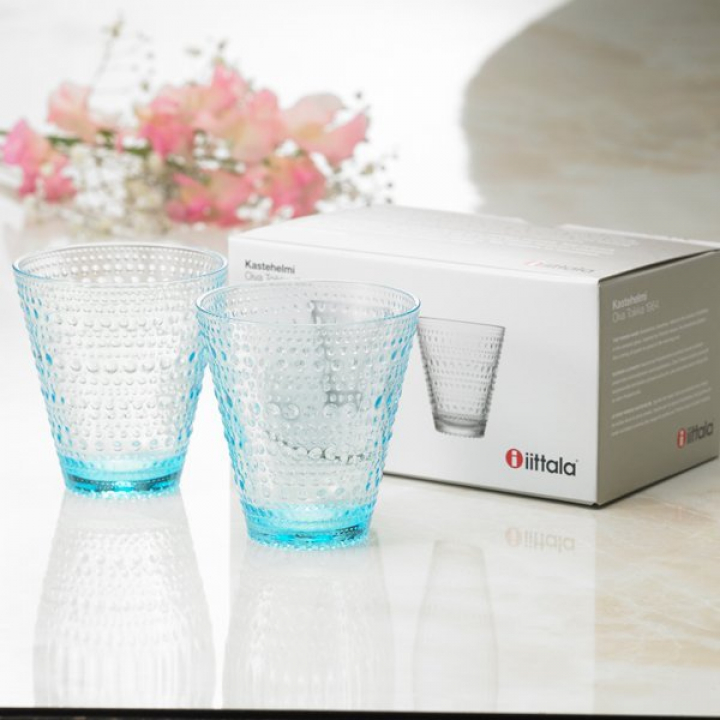 【店舗取り寄せ商品】イッタラ（iittala） カステヘルミ タンブラー300ml（ライトブルー）ペアセット