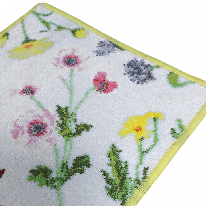 【即納商品】フェイラー ウォッシュタオル FLower Meadow イエロー 25x25cm