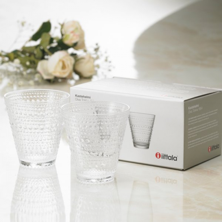 イッタラ（iittala） カステヘルミ タンブラー300ml（クリア）ペアセット