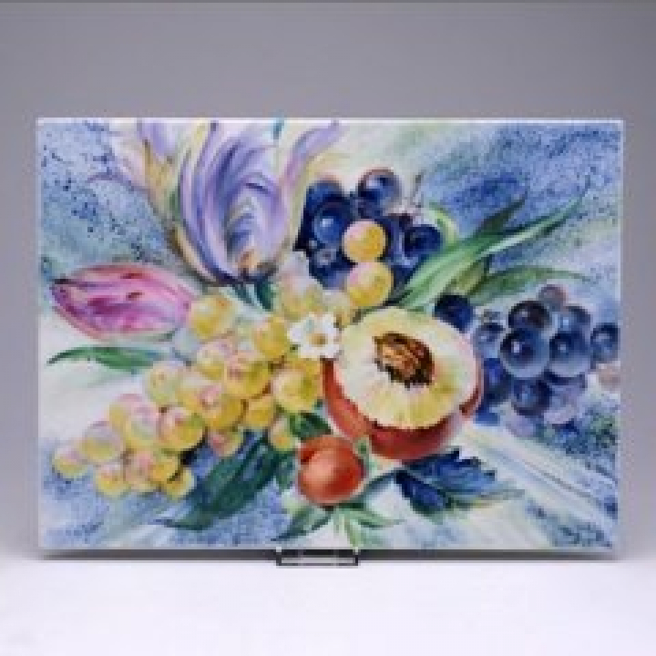 【即納商品】マイセン 陶板（プラーク） 花とフルーツ 931003-95516