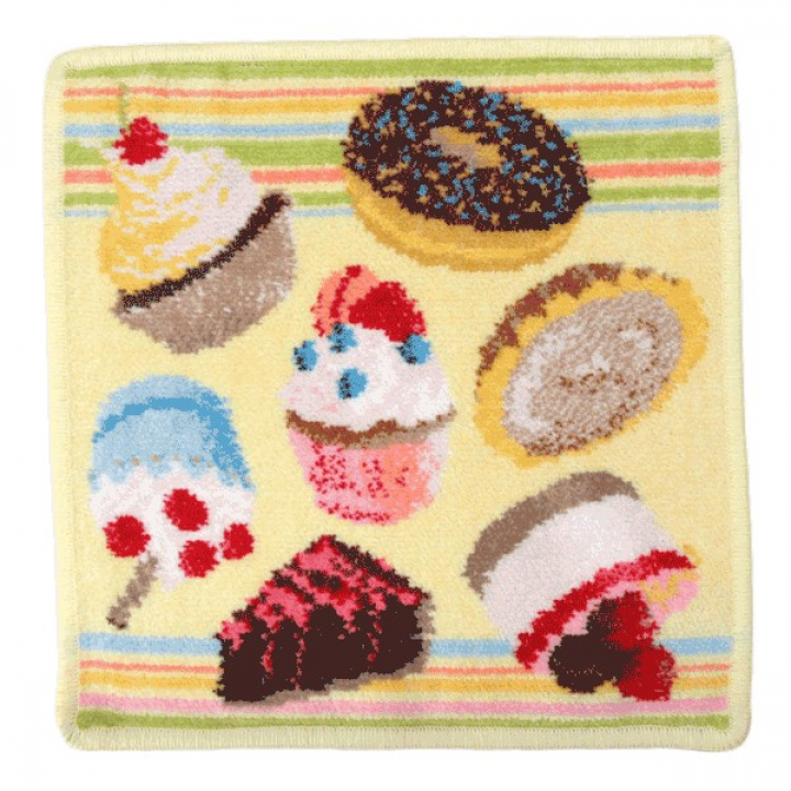 【即納商品】フェイラー ウォッシュタオル Cupcakes 25x25cm